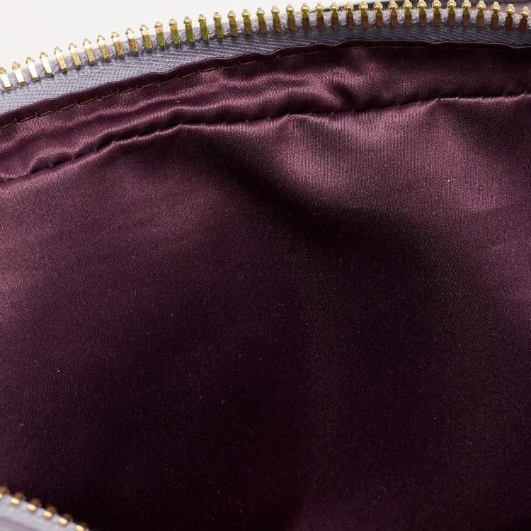 Pre Owned Valentino Purple Leather Bow Satchel