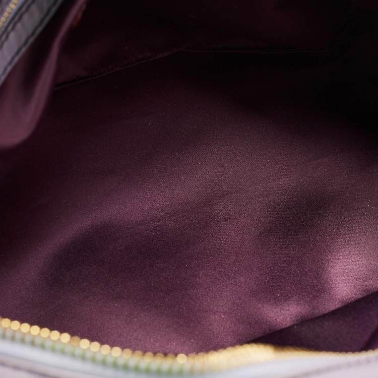 Pre Owned Valentino Purple Leather Bow Satchel