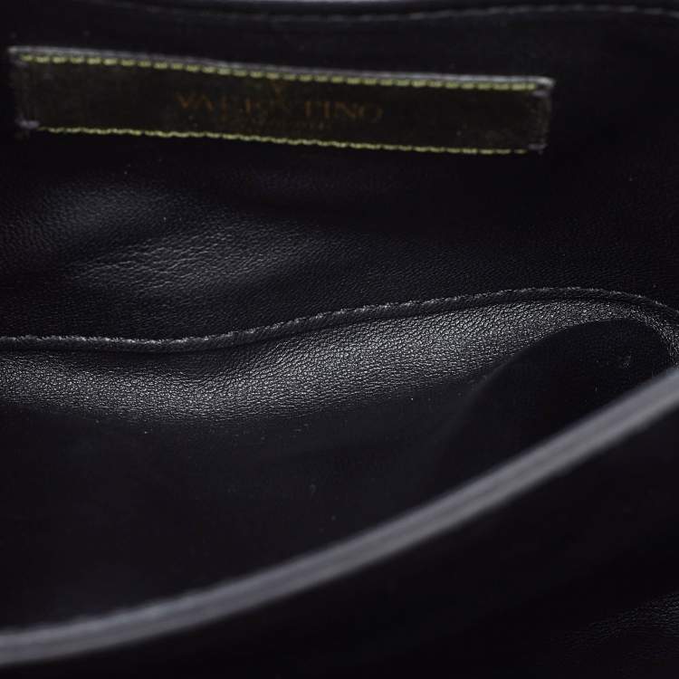 Pre Owned Valentino Multicolor Canvas and Leather Camubutterfly Va Va Voom Shoulder Bag