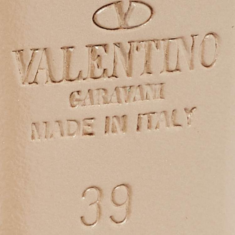 Pre Owned Valentino Black Suede Rose Peep Toe Pumps Size 39