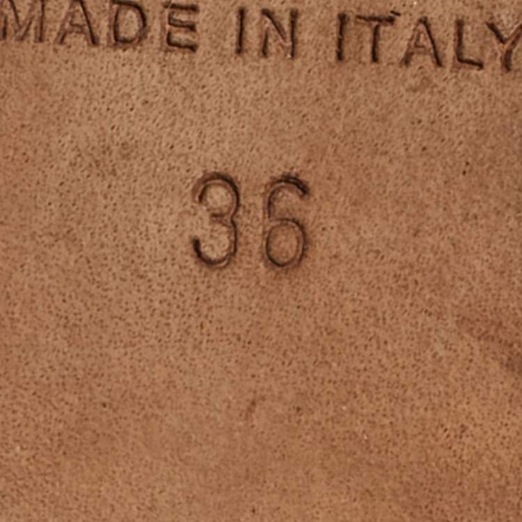 Pre Owned Valentino Burgundy Leather Rockstud Ballet Flats Size 36