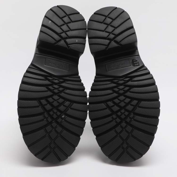 مملوكة مسبقًا Valentino 03 Rose Edition Atelier Size 41 Black Rubber Mid Calf Boots