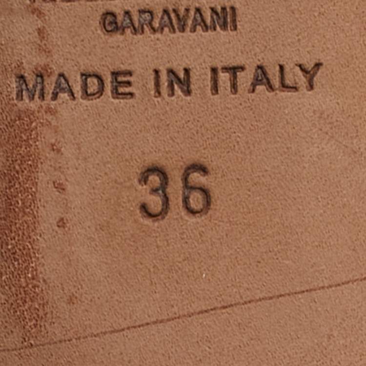 Pre Owned Valentino Tango Size 36 Gold Leather Mary Jane Pumps