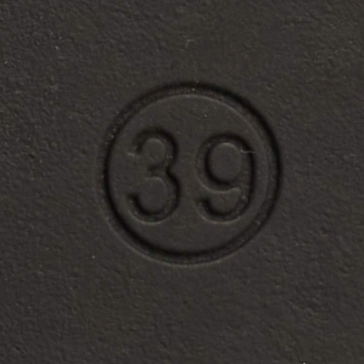 Pre Owned Valentino Rockstud Size 39 Black Canvas Embroidered Butterfly Espadrille Flats