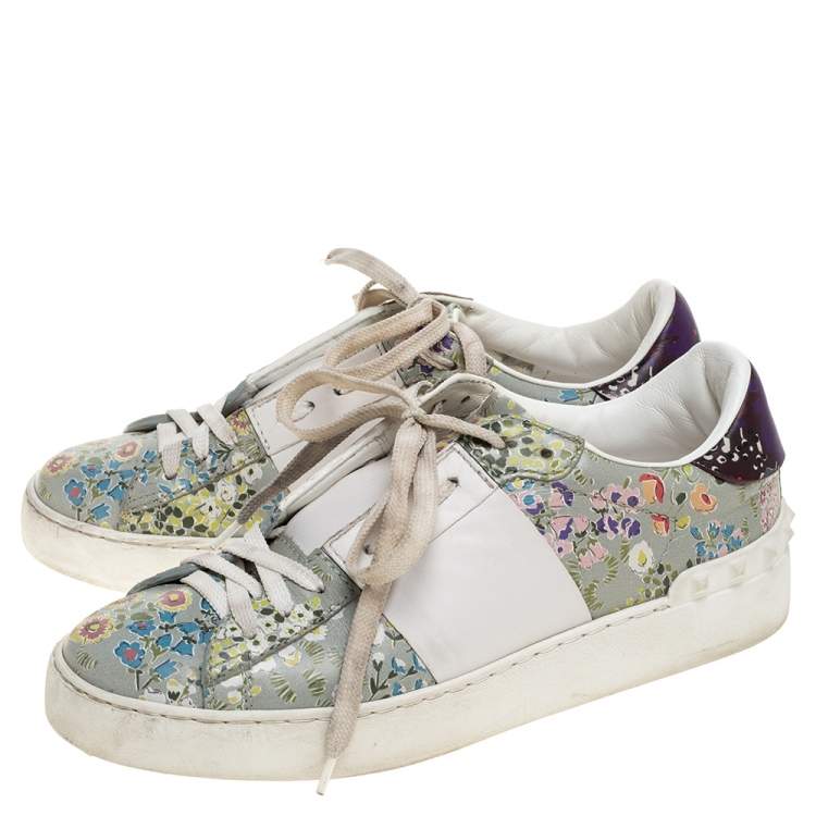 valentino floral sneakers