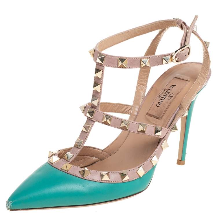 valentino rockstud green