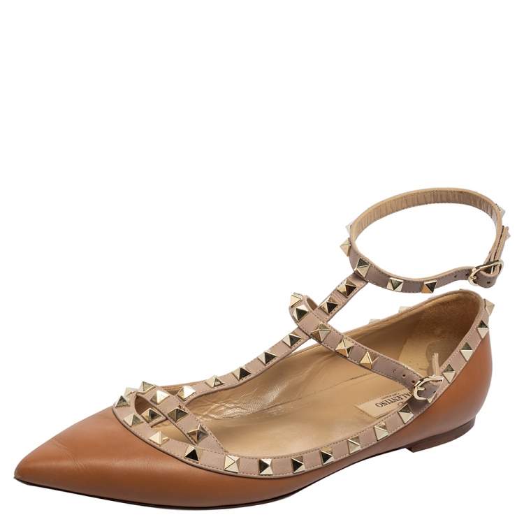 Tan valentino outlet rockstud