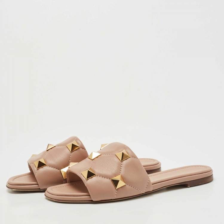 Valentino macro hot sale stud slides