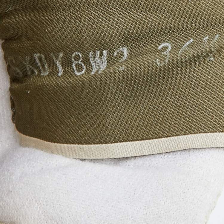 Pre Owned Valentino Beige Suede, Leather and Mesh Low Top Sneakers Size 36.5