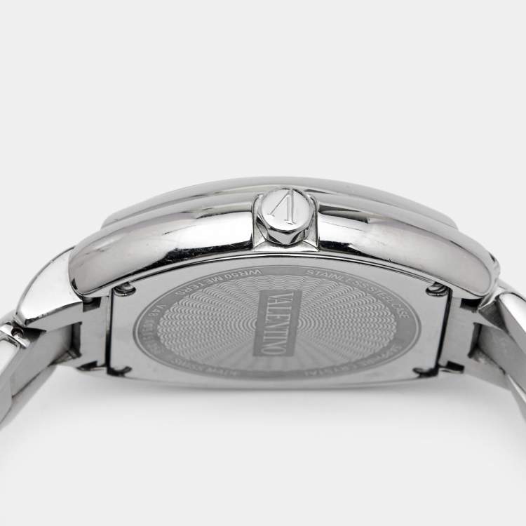 Pre Owned Valentino Mother of Pearl Stainless Steel Liaison V48 Women's Wristwatch 32 mm