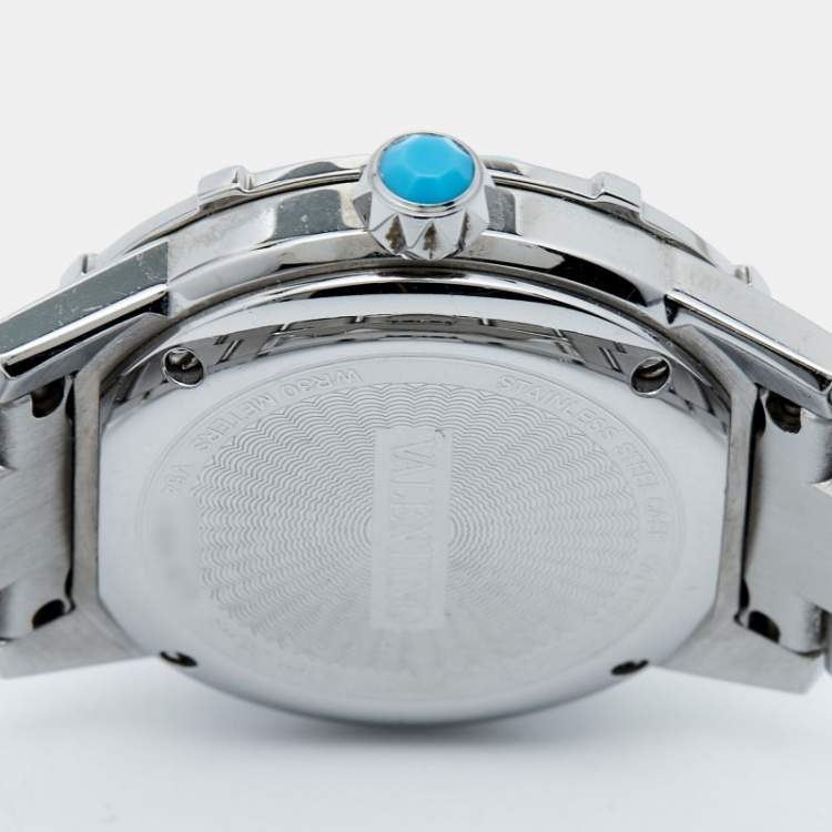 Pre Owned Valentino White Stainless Steel Eden V54 Women's Wristwatch 38 mm