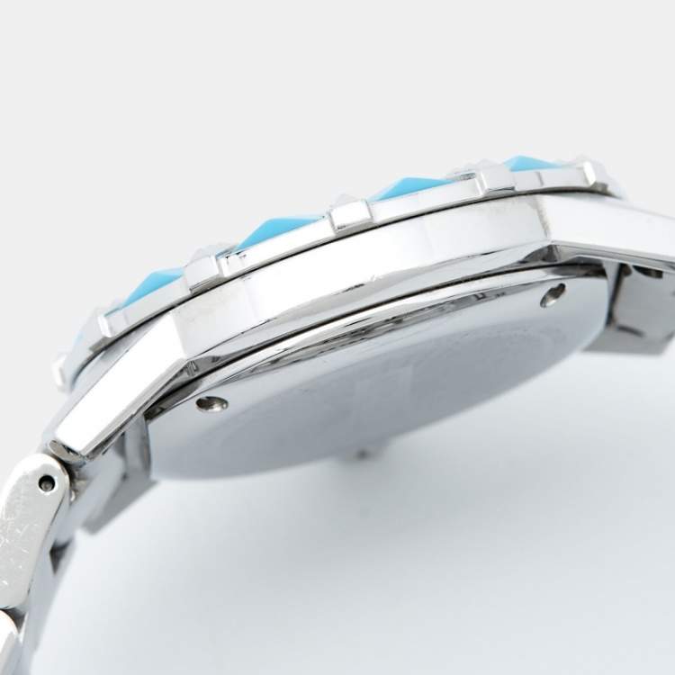 Pre Owned Valentino White Stainless Steel Eden V54 Women's Wristwatch 38 mm