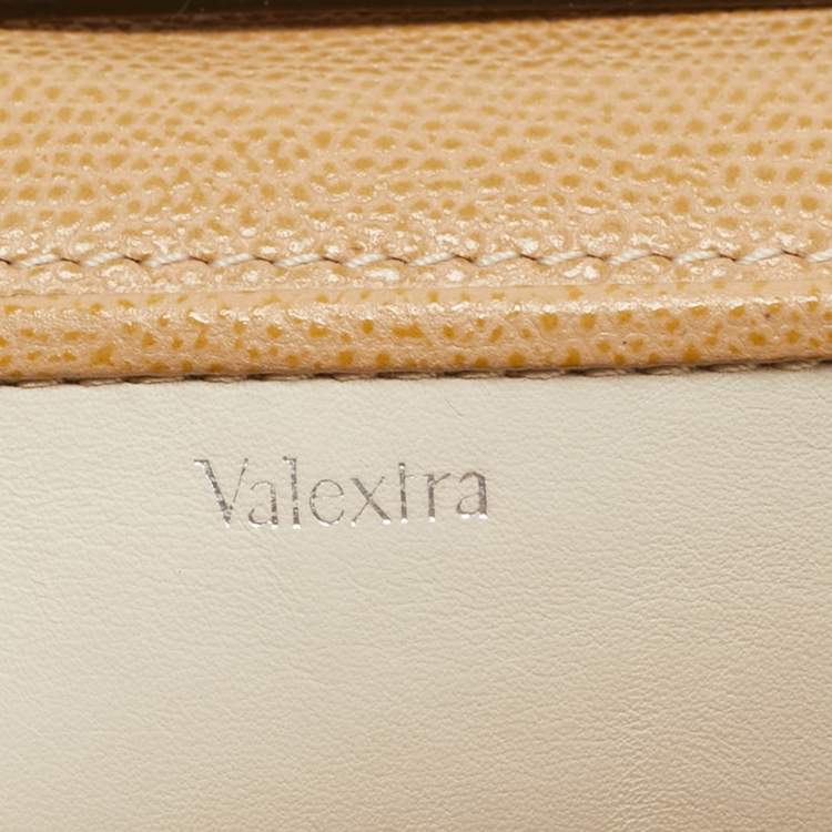 Pre Owned حقيبة كتف فالِكسترا إيسايد جلد بيج flap