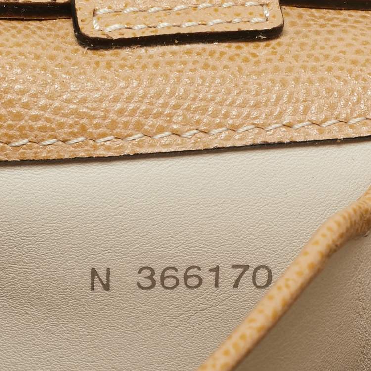 Pre Owned حقيبة كتف فالِكسترا إيسايد جلد بيج flap