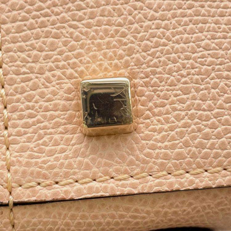 مملوكة مسبقًا Valextra Idide 2Way Handbag Beige Leather Size Medium