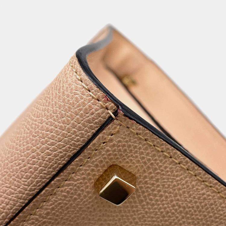 مملوكة مسبقًا Valextra Idide 2Way Handbag Beige Leather Size Medium