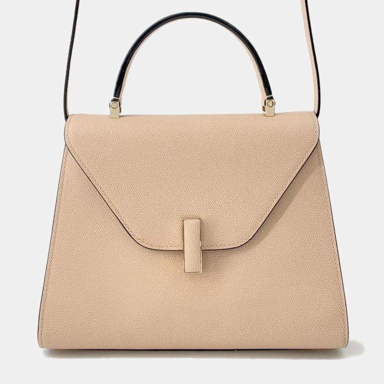 مملوكة مسبقًا Valextra Idide 2Way Handbag Beige Leather Size Medium
