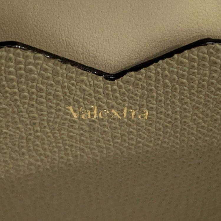 Pre Owned V Line Reporter Mini Bag Toundragreen Soft Calf Leather