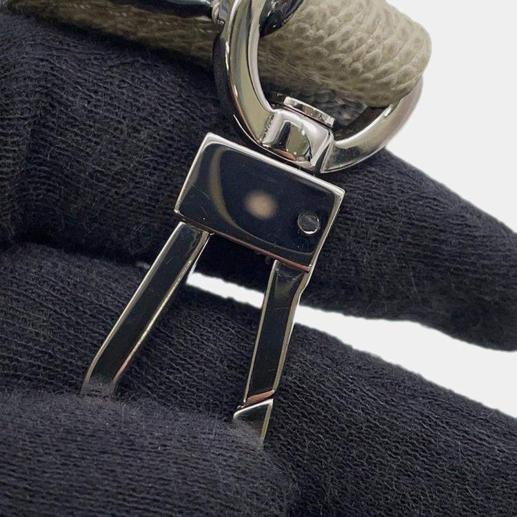 Pre Owned V Line Reporter Mini Bag Toundragreen Soft Calf Leather