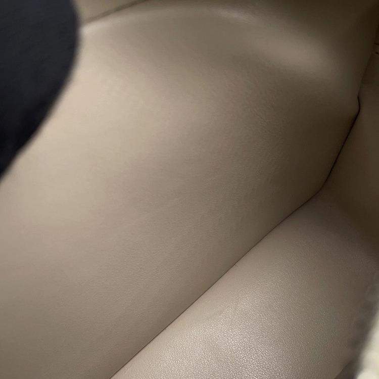 Pre Owned V Line Reporter Mini Bag Toundragreen Soft Calf Leather