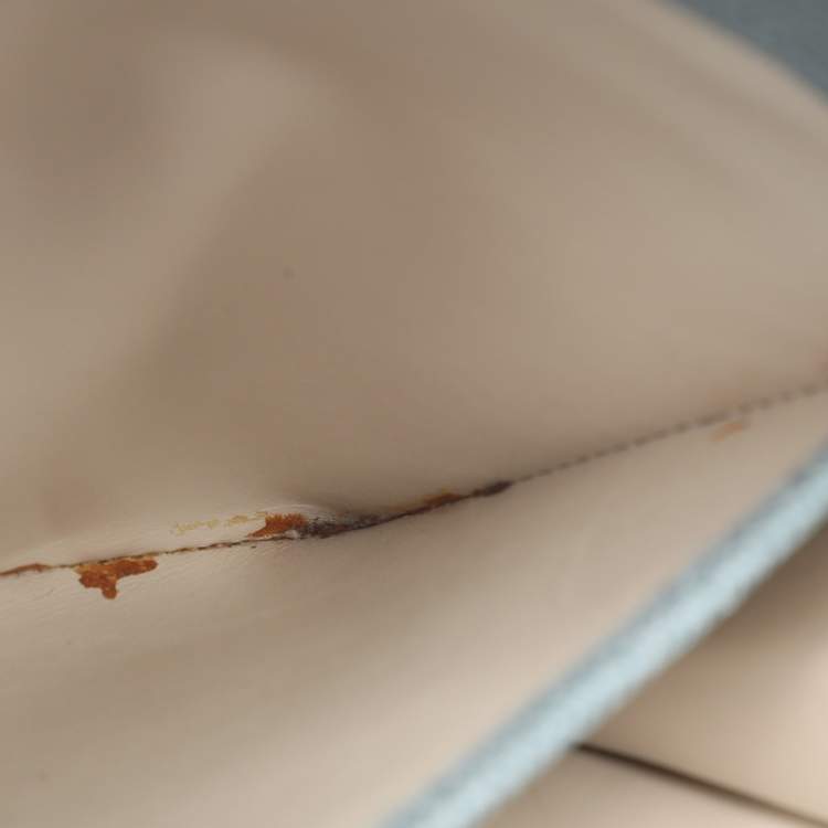 Pre Owned Valextra Brera Azur Leather Crossbody Bags