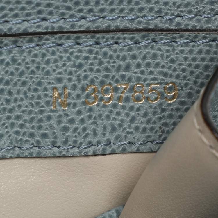 Pre Owned Valextra Brera Azur Leather Crossbody Bags