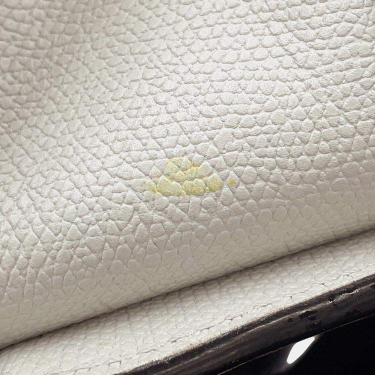 Pre Owned Valextra Valextra Idide 2Way Handbag Light Gray Leather Size Large