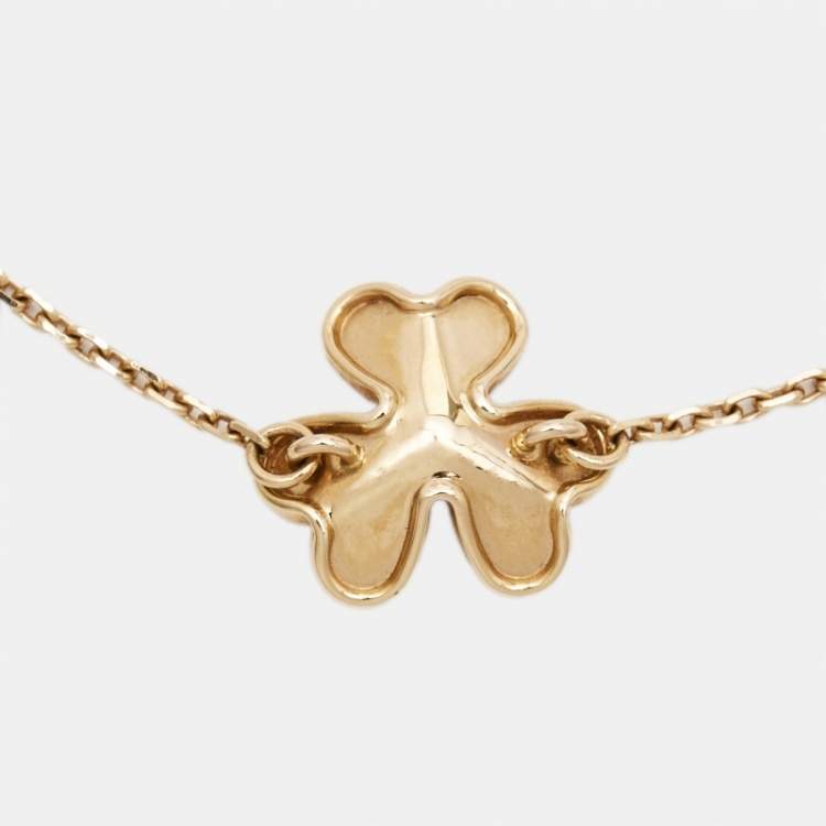 Pre Owned Van Cleef & Arpels Frivole Ruby 18k Rose Gold Bracelet