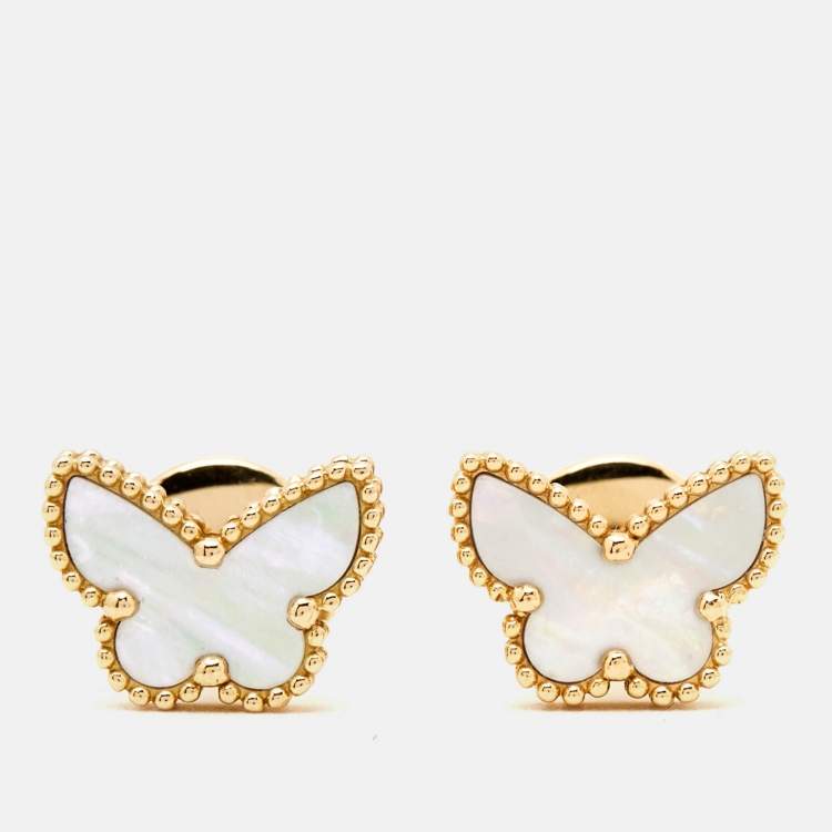 Van Cleef & high quality Arpels Butterfly Stud Earrings