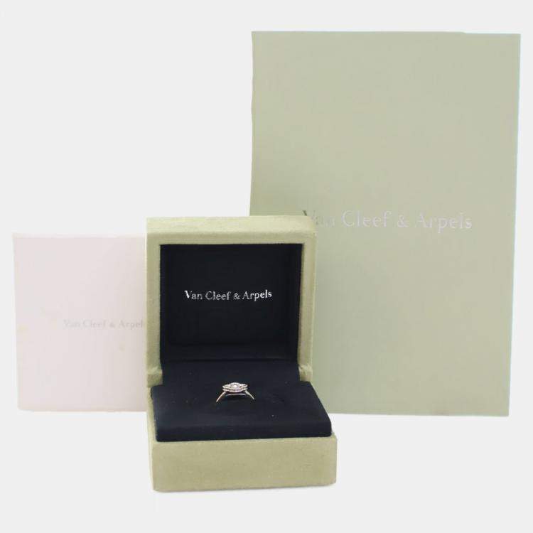 Pre Owned Van Cleef and Arpels Sweet Alhambra Ring Size 48