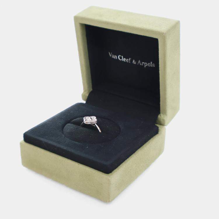 Pre Owned Van Cleef and Arpels Sweet Alhambra Ring Size 48