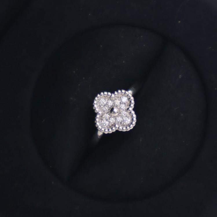 Pre Owned Van Cleef and Arpels Sweet Alhambra Ring Size 48