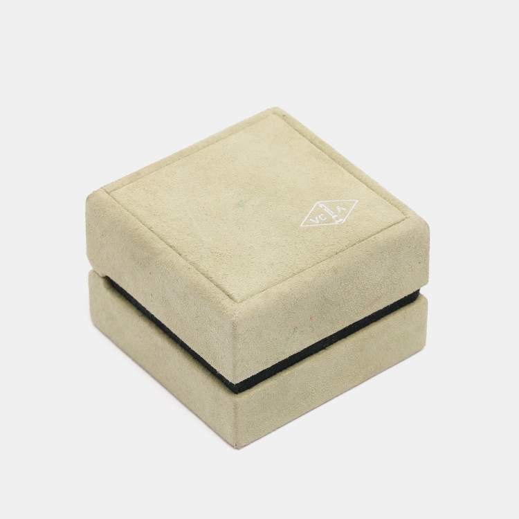 Pre Owned Van Cleef & Arpels Sweet Alhambra Carnelian 18k Rose Gold Bracelet