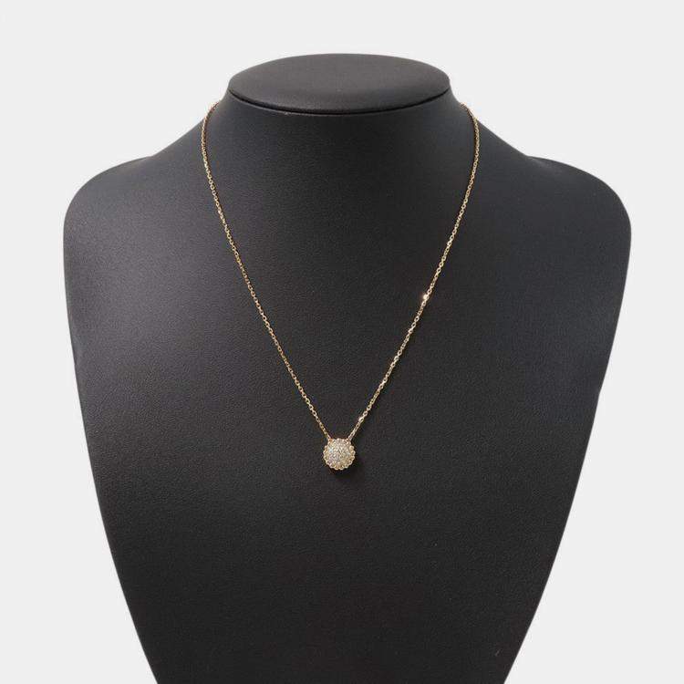 مملوكة مسبقًا Van Cleef & Arpels Perlee 18K Rose Gold Necklace Diamonds Pendant Necklace