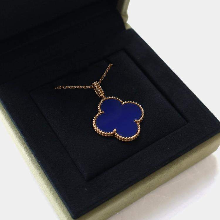 Pre Owned Van Cleef & Arpels Agate Magic Alhambra Necklace