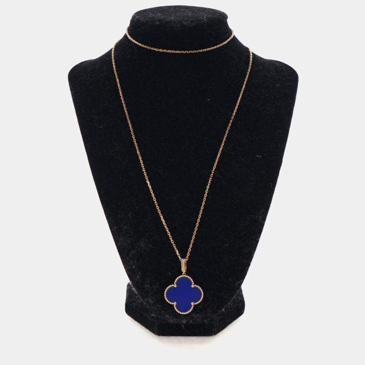 Pre Owned Van Cleef & Arpels Agate Magic Alhambra Necklace