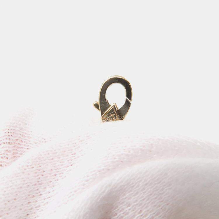 Pre Owned Van Cleef & Arpels Vintage Alhambra 18K Yellow Gold 10 Motif Necklace