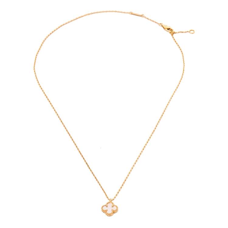 Van cleef deals sweet alhambra necklace