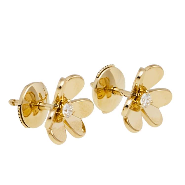 Louis Vuitton Flower Stud Earrings For Men's
