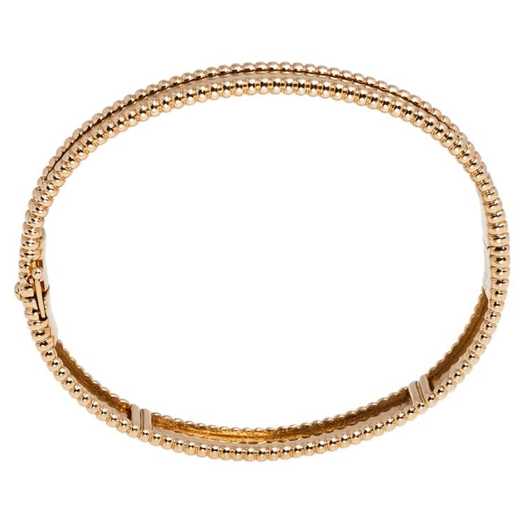 مملوكة مسبقًا Van Cleef & Arpel Perlee Signature 18K Rose Gold Bracelet