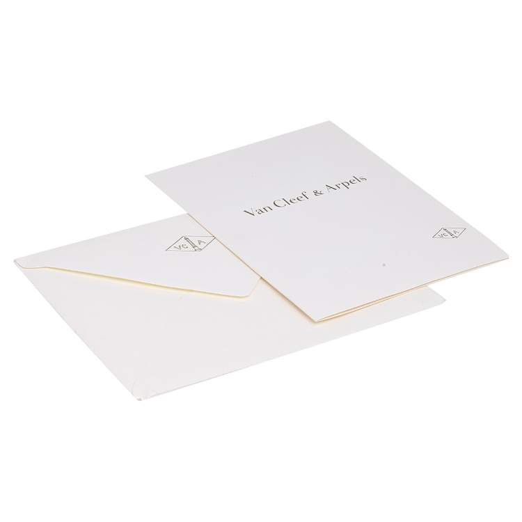 Pre Owned Van Cleef & Arpels Sweet Alhambra Onyx 18k Yellow Gold Stud Earrings