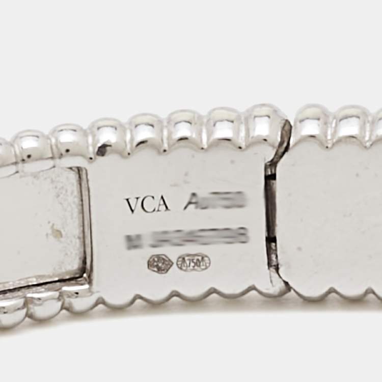 مملوكة مسبقًا Van Cleef & Arpels Perlée Signature 18k White Gold Bracelet M