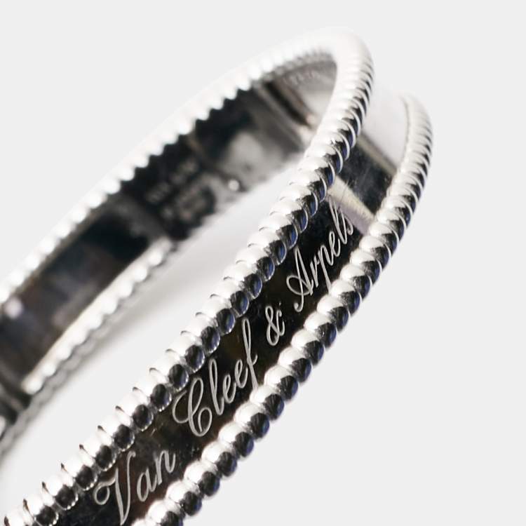 مملوكة مسبقًا Van Cleef & Arpels Perlée Signature 18k White Gold Bracelet M