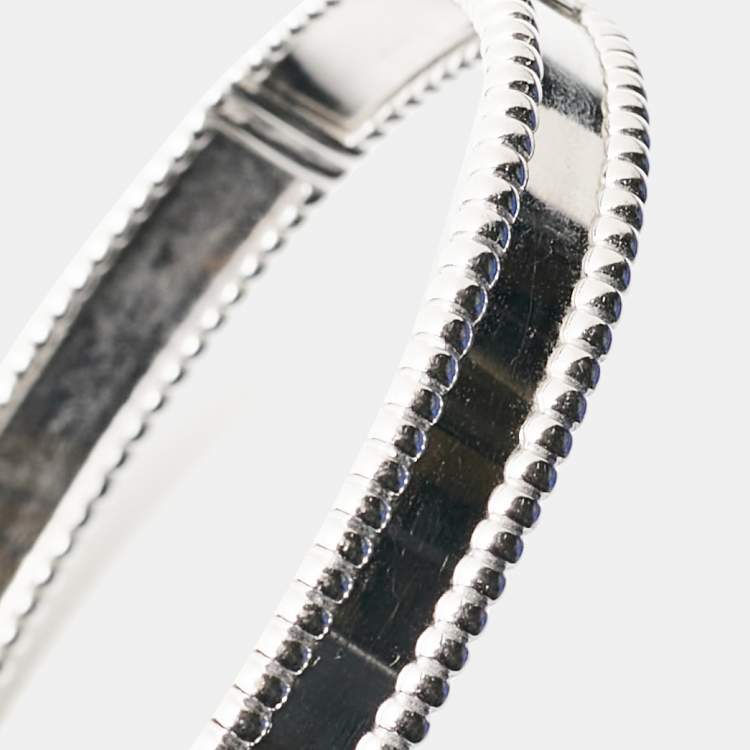 مملوكة مسبقًا Van Cleef & Arpels Perlée Signature 18k White Gold Bracelet M