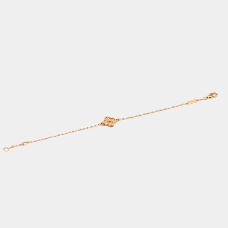 Van cleef on sale gold bracelet