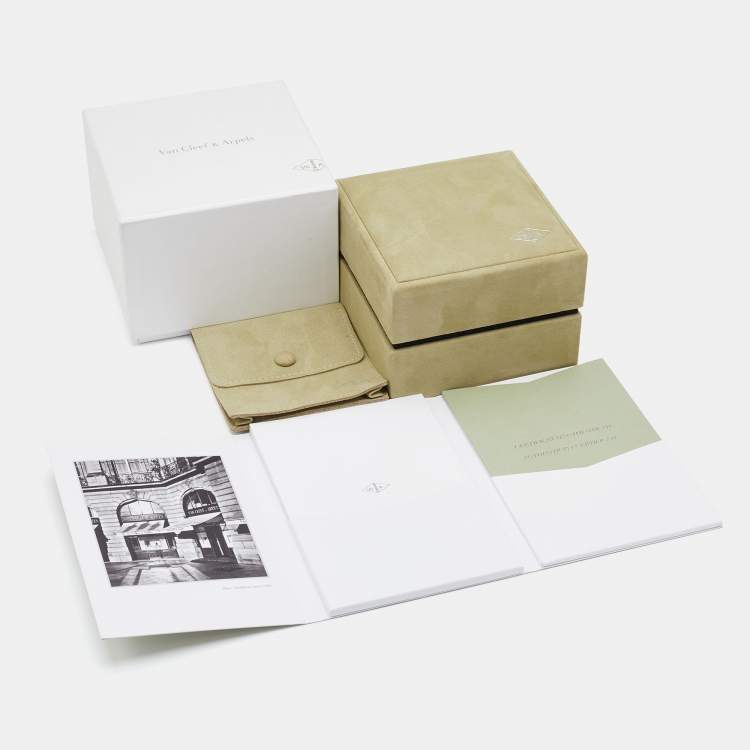 Pre Owned Van Cleef & Arpels Perlée  Signature 18k White Gold Bracelet M