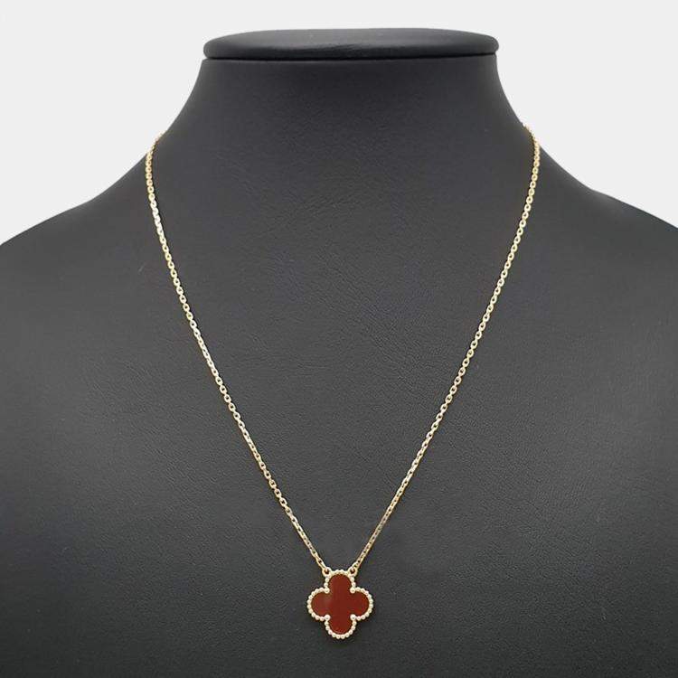 Pre Owned Van Cleef & Arpels Alhambra Necklace 