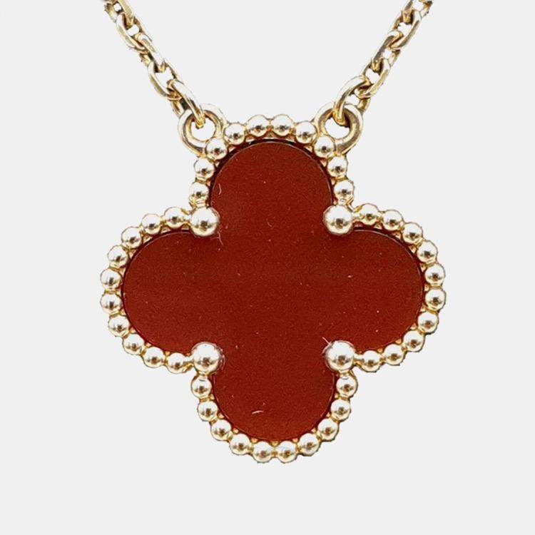 Van Cleef Necklace red ONLY, Women's Fashion, Jewelry & Organisers,  Necklaces on Carousell