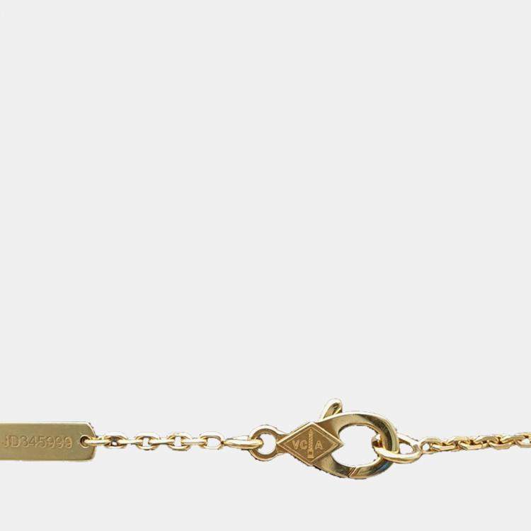 Pre Owned Van Cleef & Arpels Alhambra Necklace 