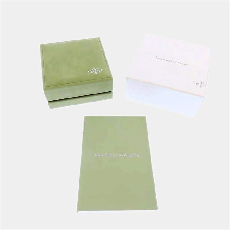 Pre Owned Van Cleef & Arpels Rose De Noel 18K Yellow Gold Diamond Lapis Lazuli Earrings